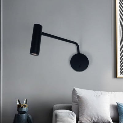 Rhea Tube LED Swing Arm Wall Light for Bedroom Rhea Tube LED Swing Arm Wall Light for Bedroom