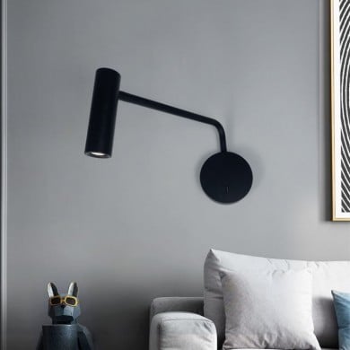 Rhea Tube LED Swing Arm Wall Light for Bedroom Rhea Tube LED Swing Arm Wall Light for Bedroom
