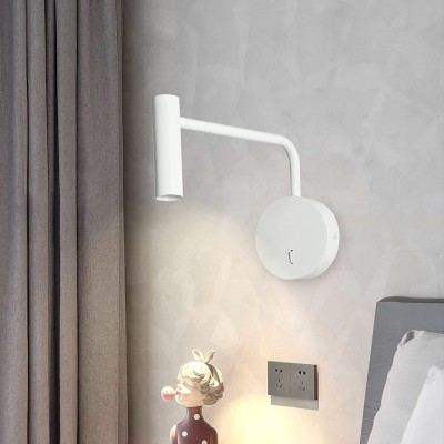 Rhea Tube LED Swing Arm Wall Light for Bedroom Rhea Tube LED Swing Arm Wall Light for Bedroom