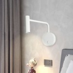 Rhea Tube LED Swing Arm Wall Light for Bedroom