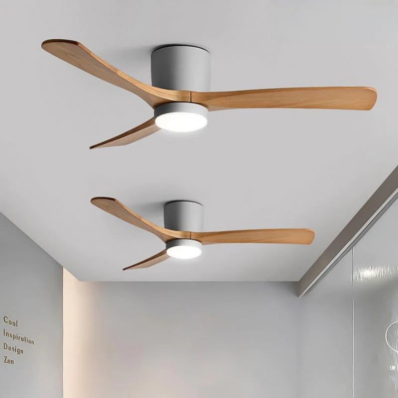 3 Blade Flush Mount Ceiling Fan With