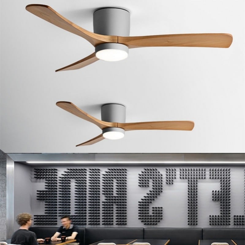 3 Blade Flush Mount Ceiling Fan With