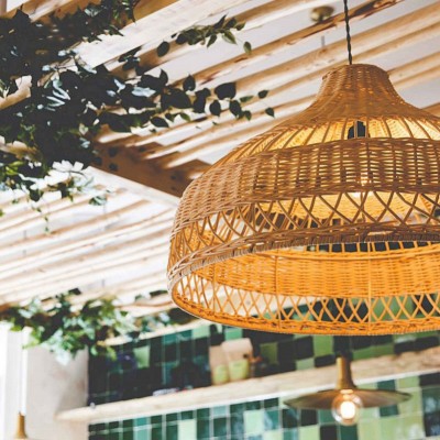 Wisteria Handmade Woven Rattan Pendant Light