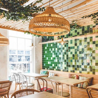 Wisteria Handmade Woven Rattan Pendant Light