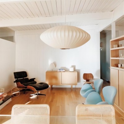 Leocadia White Saucer Nelson Bubble Pendant Light Leocadia White Saucer Nelson Bubble Pendant Light