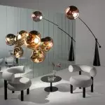 Amalia Irregular Globe Melt Pendant Light