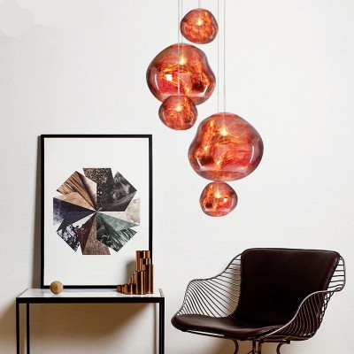 Amalia Irregular Globe Melt Pendant Light Amalia Irregular Globe Melt Pendant Light