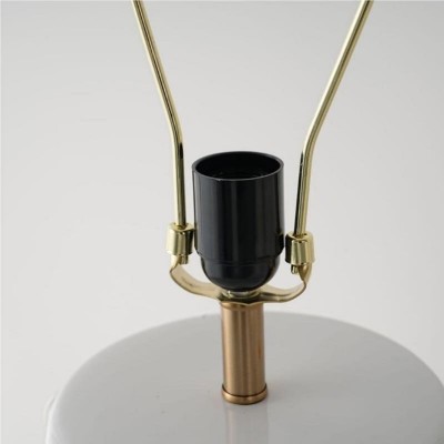 Ramon Modern Medium Ceramic Table Lamp with Linden Shade Ramon Modern Medium Ceramic Table Lamp with Linden Shade