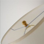 Ramon Modern Medium Ceramic Table Lamp with Linden Shade