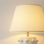 Ramon Modern Medium Ceramic Table Lamp with Linden Shade