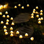 Ozimo Decorative LED Garden Lights Solar Mushroom Light Ozimo Decorative LED Garden Lights Solar Mushroom Light