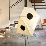 Kiran Minimalist Wabi-sabi Tripod Akari Floor Lamp Kiran Minimalist Wabi-sabi Tripod Akari Floor Lamp