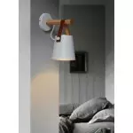 LED wooden wall light