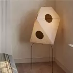 Kiran Minimalist Wabi-sabi Tripod Akari Floor Lamp Kiran Minimalist Wabi-sabi Tripod Akari Floor Lamp