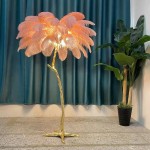 Aita Ostrich Feather Floor Lamp
