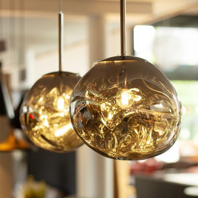 Amalia Irregular Globe Melt Pendant Light Amalia Irregular Globe Melt Pendant Light