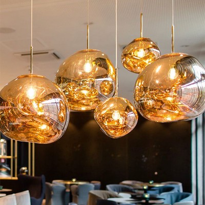 Amalia Irregular Globe Melt Pendant Light Amalia Irregular Globe Melt Pendant Light