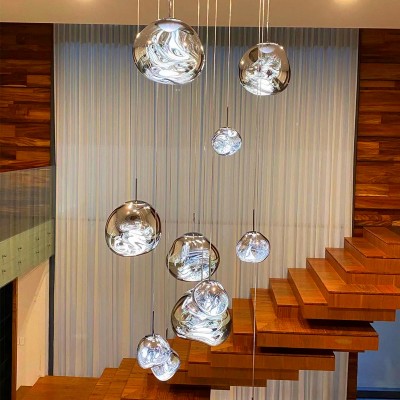Amalia Irregular Globe Melt Pendant Light Amalia Irregular Globe Melt Pendant Light