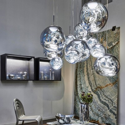 Amalia Irregular Globe Melt Pendant Light Amalia Irregular Globe Melt Pendant Light