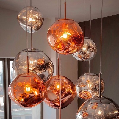 Amalia Irregular Globe Melt Pendant Light Amalia Irregular Globe Melt Pendant Light