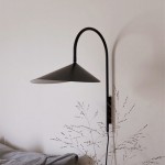 Zoya Modern Industrial Alocasia Leaf Wall Sconce