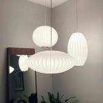 Leocadia White Saucer Nelson Bubble Pendant Light Leocadia White Saucer Nelson Bubble Pendant Light