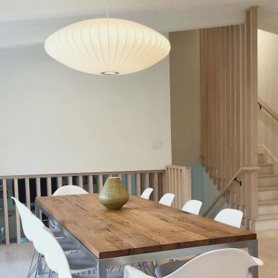 Leocadia White Saucer Nelson Bubble Pendant Light Leocadia White Saucer Nelson Bubble Pendant Light
