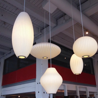 Leocadia White Saucer Nelson Bubble Pendant Light Leocadia White Saucer Nelson Bubble Pendant Light