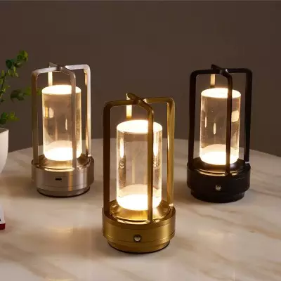 Marisa Contemporary Lantern LED Cordless Table Lamp Marisa Contemporary Lantern LED Cordless Table Lamp