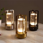 Marisa Contemporary Lantern LED Cordless Table Lamp