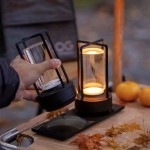 Marisa Contemporary Lantern LED Cordless Table Lamp