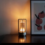 Marisa Contemporary Lantern LED Cordless Table Lamp