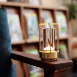 Marisa Contemporary Lantern LED Cordless Table Lamp