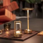 Marisa Contemporary Lantern LED Cordless Table Lamp