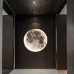 Glynis Creative Modern Moon Lamp Wall Light Glynis Creative Modern Moon Lamp Wall Light