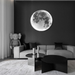 Glynis Creative Modern Moon Lamp Wall Light Glynis Creative Modern Moon Lamp Wall Light
