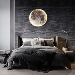 Glynis Creative Modern Moon Lamp Wall Light Glynis Creative Modern Moon Lamp Wall Light