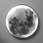 Glynis Creative Modern Moon Lamp Wall Light Glynis Creative Modern Moon Lamp Wall Light
