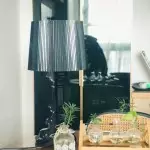 Raquel Vintage Royal Bourgie Transparent Large Table Lamp