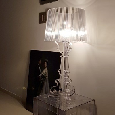 Raquel Vintage Royal Bourgie Transparent Large Table Lamp