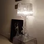 Raquel Vintage Royal Bourgie Transparent Large Table Lamp