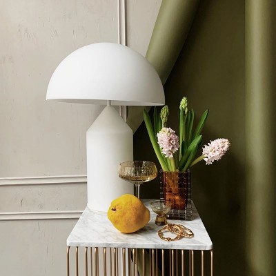 Patricia Large Mushroom Bedside Atollo Table Lamp Patricia Large Mushroom Bedside Atollo Table Lamp