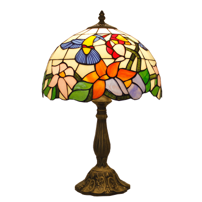 Harini Tiffany stained glass hummingbird table lamp Harini Tiffany stained glass hummingbird table lamp