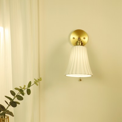 Reeva Trumpet Ceramic Wall Sconce Reeva Trumpet Ceramic Wall Sconce