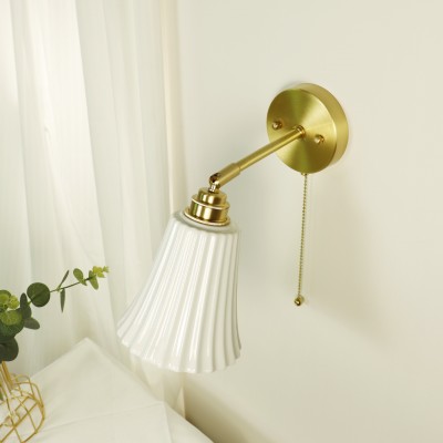 Reeva Trumpet Ceramic Wall Sconce Reeva Trumpet Ceramic Wall Sconce