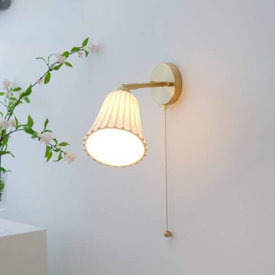 Reeva Trumpet Ceramic Wall Sconce Reeva Trumpet Ceramic Wall Sconce