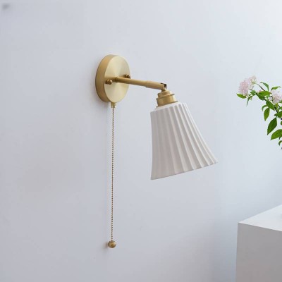 Reeva Trumpet Ceramic Wall Sconce Reeva Trumpet Ceramic Wall Sconce