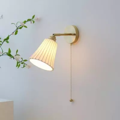 Reeva Trumpet Ceramic Wall Sconce Reeva Trumpet Ceramic Wall Sconce