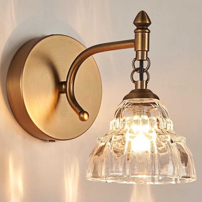 Vintage Glass Floral Vanity Light Bathroom Lights Over Mirror