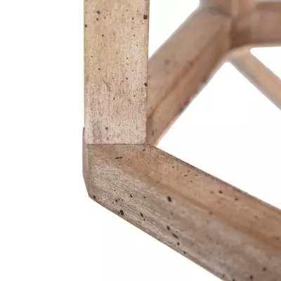 Juliette Farmhouse Weather Wood Caged Candle Kitchen Island Light